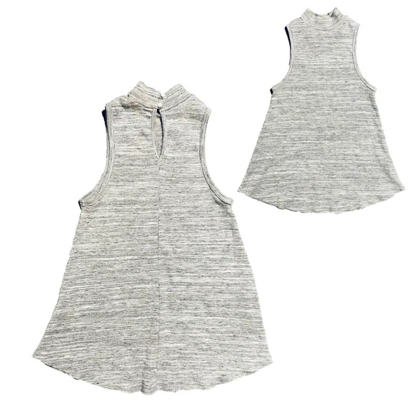 Bleuh Ceil ribbed high neck sleeveless tank top - Picture 3 of 8